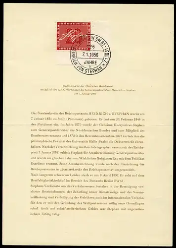 Berlin amtl. ETB 1 mit 227 Eckrand gestempelt Formnummer 2 #HX330