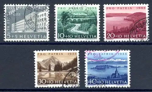 Schweiz 613-617 gestempelt #HX479