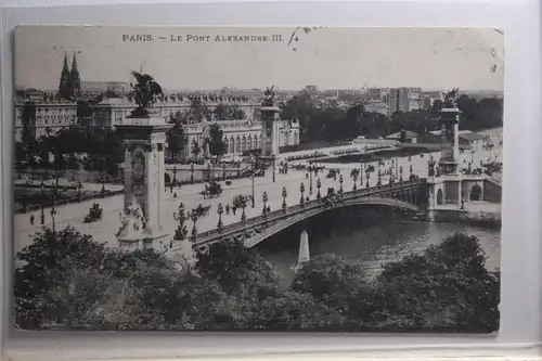 AK Paris Le Pont Alexander III. 1922 #PH977