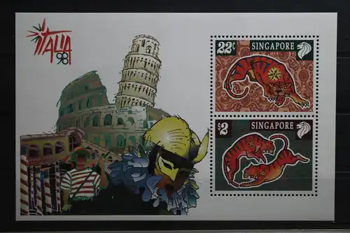 Singapur Block 63 mit 873, 881 postfrisch #UH938