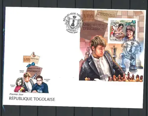 Togo Block 706 Schach Ersttagesbrief/FDC #Scha5340