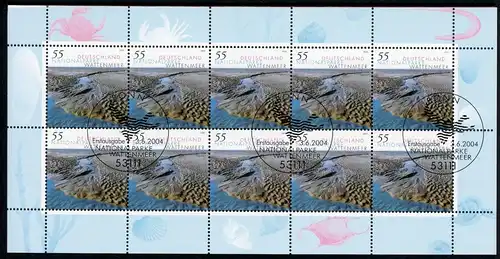Bund Zehnerbogen 2407 Bonn Ersttagssonderstempel #IM149
