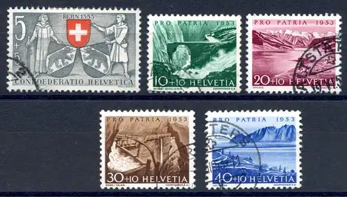 Schweiz 580-584 gestempelt #HX476