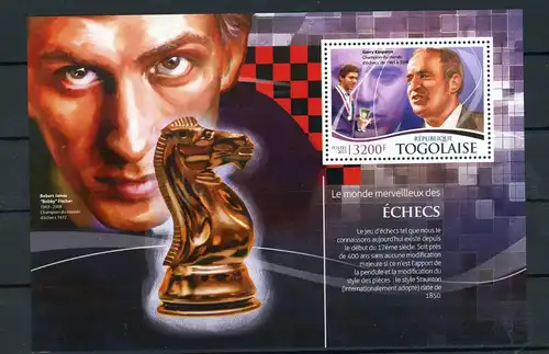 Togo Block 1187 postfrisch Schach #FW854
