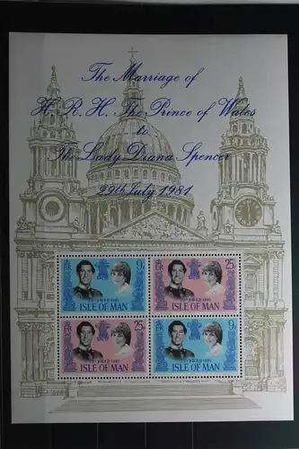 Großbritannien Isle of Man Block 5 mit 194-195 postfrisch #UJ393