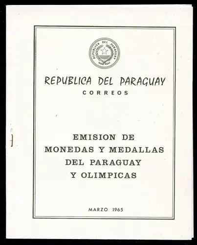 Paraguay Block 67 II postfrisch im Folder #HX259