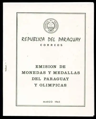 Paraguay Block 67 II postfrisch im Folder #HX259