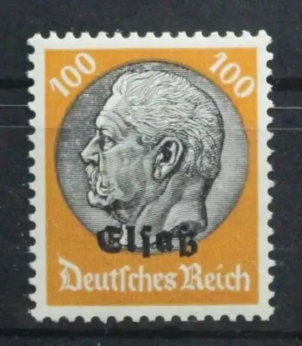 Deutsche Besetzung 2. WK Elsass 16 postfrisch #UI537