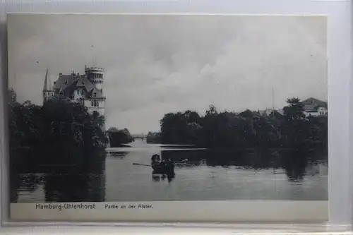 AK Hamburg-Uhlenhorst Partie an der Alster #PI034