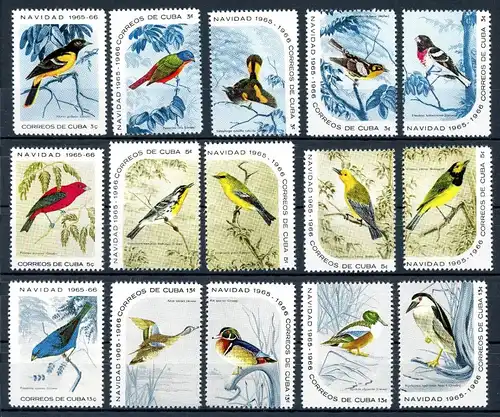 Kuba 1088-102 postfrisch Vögel #IN997