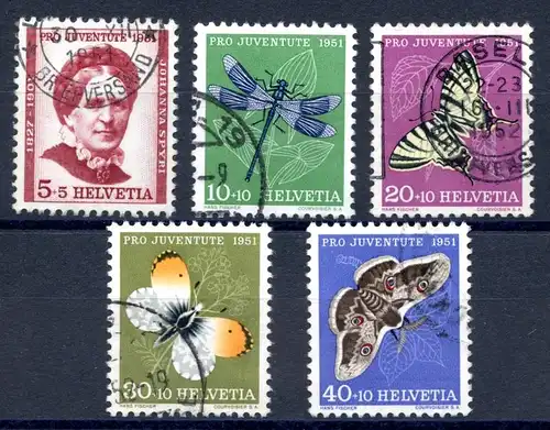 Schweiz 561-565 gestempelt #HX474
