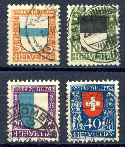 Schweiz 175-178 gestempelt #HX498