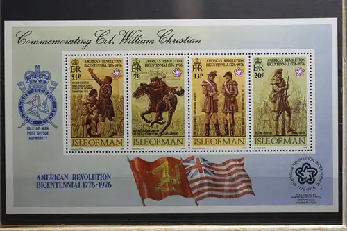 Großbritannien Isle of Man Block 2 mit 74-77 postfrisch #UJ390