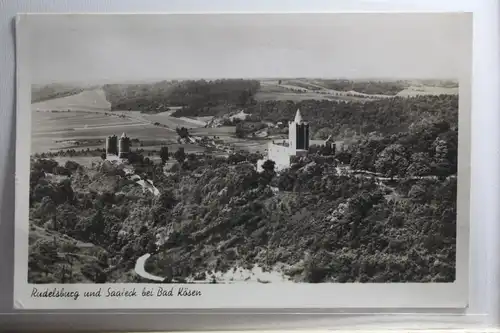 AK Bad Kösen Rudelsburg und Saaleck bei Bad Kösen 1955 #PI046