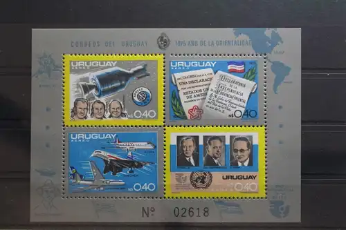 Uruguay Block 27 mit 1363-1366 postfrisch #UL005