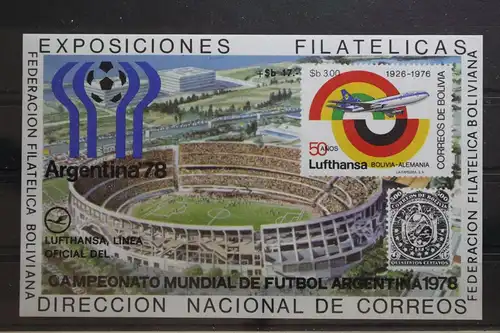 Bolivien Block 79 mit 909 postfrisch #UL016