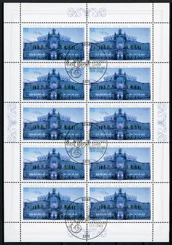 Bund Zehnerbogen 2371 Bonn Ersttagssonderstempel #IS538