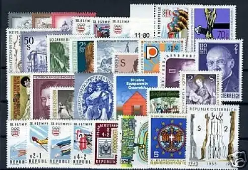 Österreich Jahrgang 1975 postfrisch #IM389