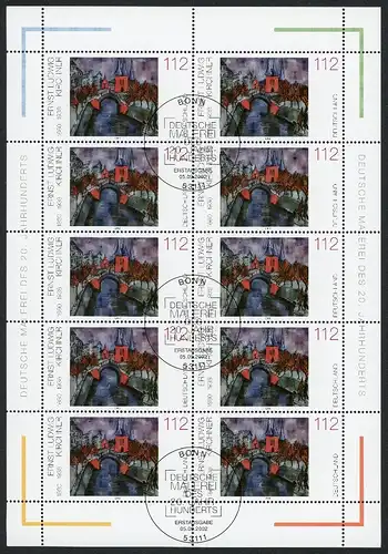 Bund Zehnerbogen 2279 Bonn Ersttagssonderstempel #IN885