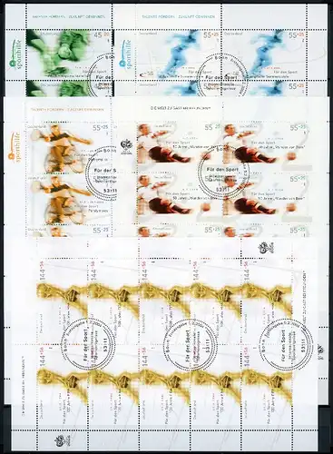 Bund Zehnerbogen 2382-2386 gestempelt Bonn #IM201