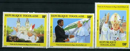 Togo 1879-1881 postfrisch Papst #IT543