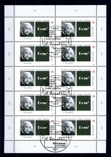 Bund Zehnerbogen 2475 Berlin Ersttagssonderstempel #IM316