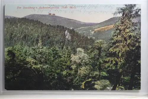 AK Thüringer Wald Der Inselfels v. Aschenbergfels 1924 #PI122