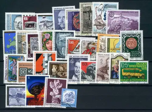 Österreich Jahrgang 1978 gestempelt #IM390