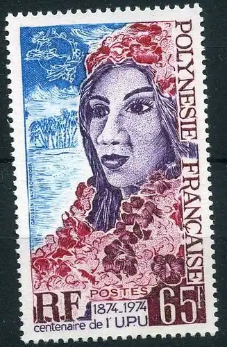franz. Polynesien 186 postfrisch UPU #IM449