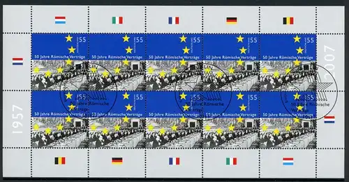 Bund Zehnerbogen 2593 Berlin Ersttagssonderstempel #IS552