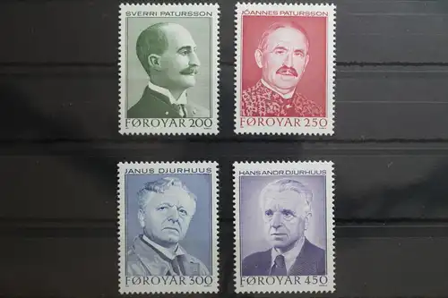 Färöer Inseln 99-102 postfrisch #UL477