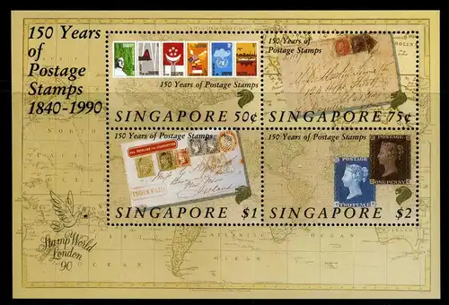 Singapur Block 24 postfrisch Philatelie #IT583
