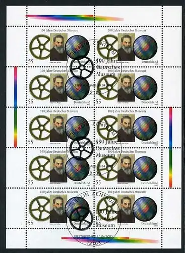 Bund Zehnerbogen 2332 Berlin Ersttagssonderstempel #IS569