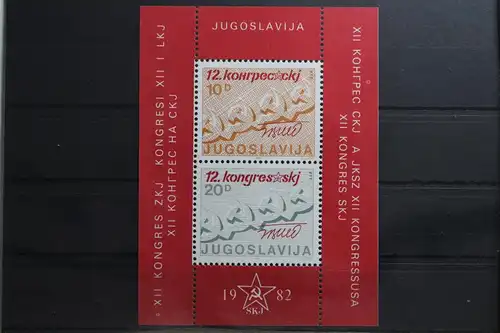 Jugoslawien Block 21 mit 1932-1933 postfrisch #UM061