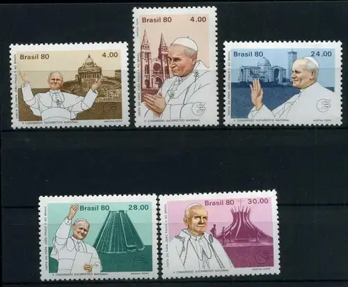 Brasilien 1771-1775 postfrisch Papst #IT549