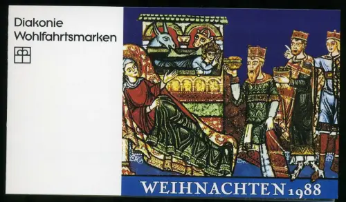 Bund Diakonie Markenheftchen 1396 Bonn Ersttagssonderstempel #IT634