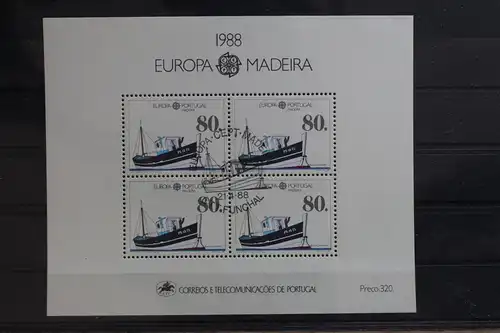 Portugal Madeira Block 9 mit 118 gestempelt #UM577