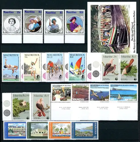 Mauritius Jahrgang 1985 postfrisch #IT561