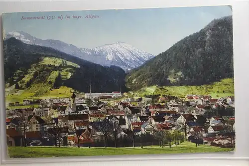 AK Immenstadt (731 m) im bayr. Allgäu Ortsansicht #PI199