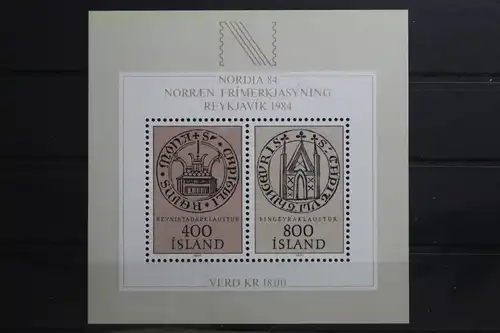 Island Block 4 mit 588-589 postfrisch #UM059