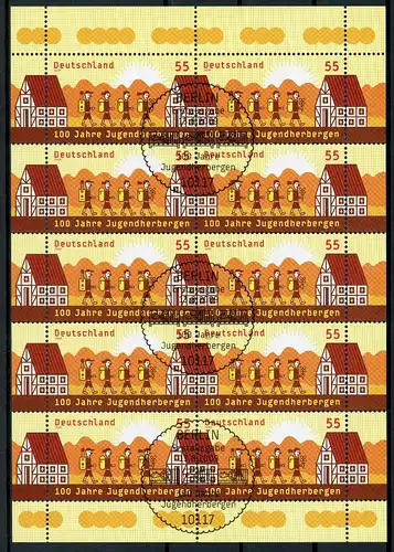Bund Zehnerbogen 2753 Berlin Ersttagssonderstempel #IS544