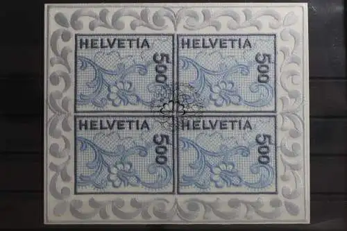 Schweiz 1726 gestempelt als Kleinbogen #UK804