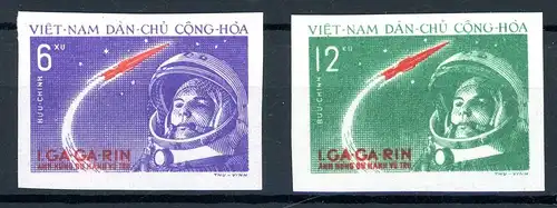 Vietnam 166-167 U postfrisch bemannte Raumfahrt #IS562