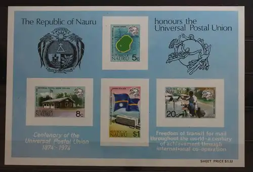 Nauru Block 1 mit 111-114 postfrisch #UM535