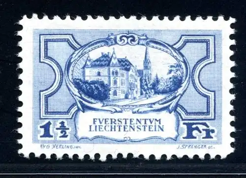 Liechtenstein 71 mit Falz #IS776