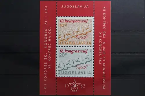 Jugoslawien Block 21 mit 1932-1933 postfrisch #UM062