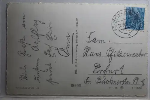 AK Klingenthal i. Sa. Mehrbildkarte (Aschberg, usw.) 1956 #PI172