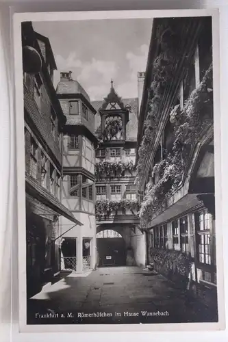 AK Frankfurt am Main Römerhöfchen im Haus Wannebach 1939 #PI191