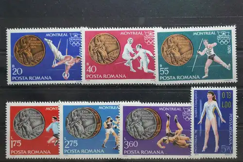 Rumänien 3372-3378 postfrisch #UM893