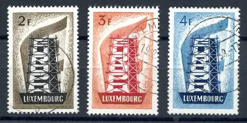 Luxemburg 555-557 gestempelt CEPT #IM464